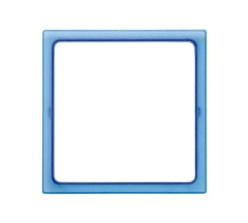 Simon 27 Вставка декоративная в рамку базовую с вырезом, S27 Play, прозрачный синий  2700670-109  Simon