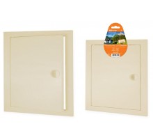 Люк ревизионный с ручкой 300х300, слоновая кость  SQ1807-0434  TDM