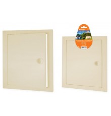 Люк ревизионный с ручкой 300х300, слоновая кость  SQ1807-0434  TDM