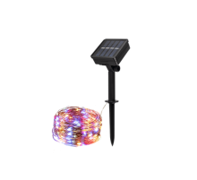 Светильник садовый на солнечной батарее SLR-G03-100M нить, мультицв., 100 LED  .5033467  ФАZА