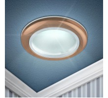 Светильник светодиодный встраиваемый WR1 SC влагозащищенный MR1612V/220V 50W медь  C0043844  ЭРА