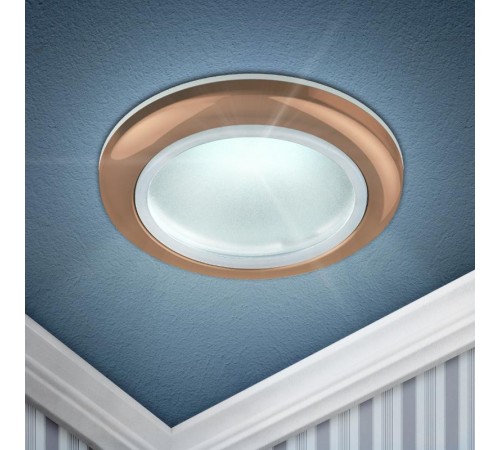 Светильник светодиодный встраиваемый WR1 SC влагозащищенный MR1612V/220V 50W медь  C0043844  ЭРА