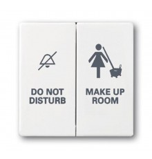 Клавиша"Уборка/Не беспокоить",а.бел.  1751-0-2992   2CKA001751A2992  ABB