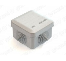 Коробка распределительная для о/п 70х70х40 4 ввода IP55  GE41236  GREENEL