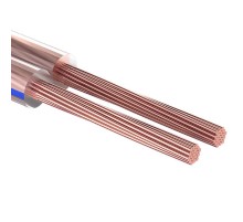Кабель акустический 2х1,00 мм прозрачный BLUELINE (м. бухта 10 м)  01-6205-3-10  REXANT