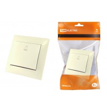 Кнопка звонковая 6А сл. кость "Лама"   SQ1815-0108  TDM