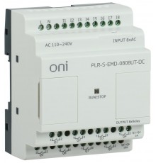 Логическое реле PLR-S. Расширение 8DI/8DO (T) 24В DC ONI  PLR-S-EMD-0808UT-DC  ONI