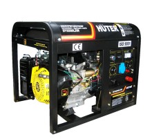 Электрогенератор DY6500LXW,с функцией сварки, с колёсами   64/1/18  HUTER