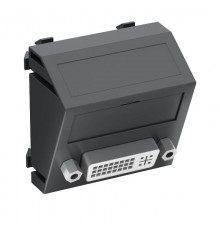 Мультимедийная рамка DVI Modul45 (черный) (MTS-DVI S SWGR1)  6104745  OBO Bettermann