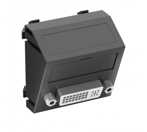 Мультимедийная рамка DVI Modul45 (черный) (MTS-DVI S SWGR1)  6104745  OBO Bettermann