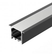 Профиль SL-LINIA49S-F-2000 ANOD BLACK (Arlight, Алюминий)  039389  Arlight