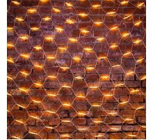 Гирлянда "Сеть" 2x3м, белый КАУЧУК, 432 LED ТЕПЛЫЙ БЕЛЫЙ  217-146  NEON-NIGHT