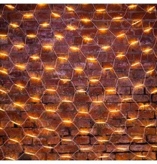 Гирлянда "Сеть" 2x3м, белый КАУЧУК, 432 LED ТЕПЛЫЙ БЕЛЫЙ  217-146  NEON-NIGHT