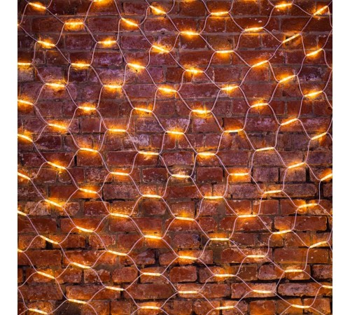 Гирлянда "Сеть" 2x3м, белый КАУЧУК, 432 LED ТЕПЛЫЙ БЕЛЫЙ  217-146  NEON-NIGHT