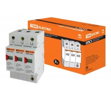 Разрядник ОПС1-B 3Р In=30kA Un=400B Im=60kA   SQ0201-0003  TDM