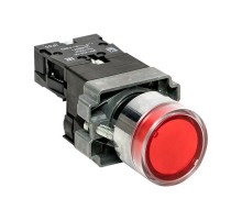Кнопка BA42 с подстветкой 230В красная NC IP65 PROxima  xb2-bw42-230-65  EKF