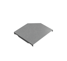 Крышка переходника левого 100-150 мм "ПЛЮС" HD  KPDplus100-150-L HD   КМ-профиль