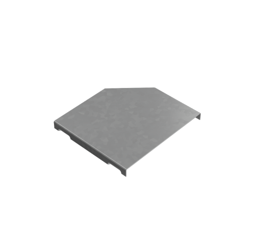 Крышка переходника левого 100-150 мм "ПЛЮС" HD  KPDplus100-150-L HD   КМ-профиль