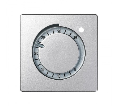 Simon 82 Накладка для Термостата, S82 Detail алюминий  82505-93  Simon