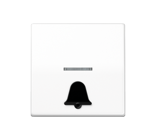 Клавиша для выключателя с символом "звонок"; белая AS591K1KO5WW Jung