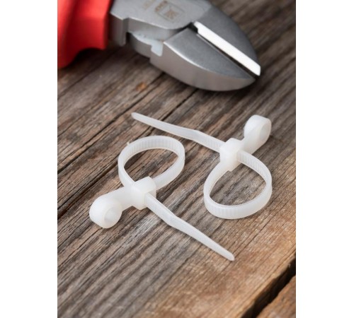 Хомут нейлоновый с отверстием для крепления (3,6х100) (100шт.) EKF PROxima  plc-c-o-3.6x100  EKF