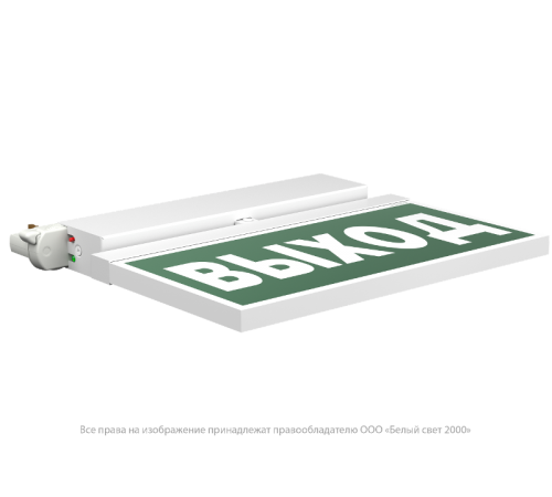 Световой указатель аварийного освещения BS-CANOE-71-S2 LED  a19375  Белый свет