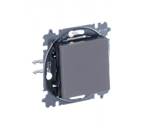 ABB Levit Сталь / дымчатый чёрный Переключатель перекрёстный 1-кл.  3559H-A07445 69W  2CHH590745A6069  ABB