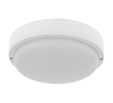 Светильник светодиодный пылевлагозащищенный ЖКХ-01 круг 8 Вт 700 Лм IP65 6500 K 140х35 мм с датчиком движения  607-256  Rexant