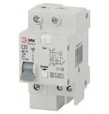 Выключатель автоматический дифференциального тока АД-12 (AC) C25 30mA 6кА 1P+N - SIMPLE-mod-31 ЭРА S  Б0039289  ЭРА