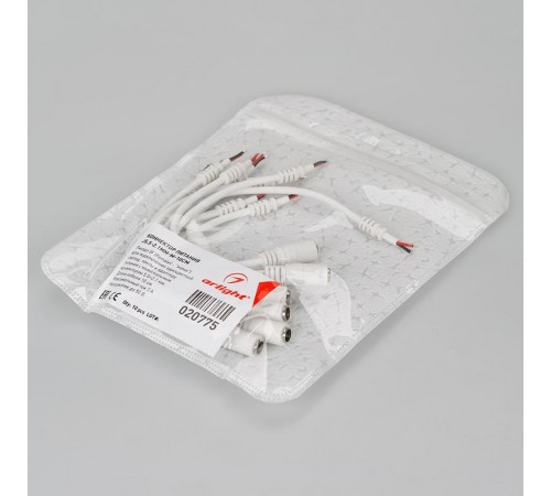 Коннектор питания J5.5-2.1mm-M-10cm  020775  Arlight