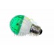 Лампа строб e27 50мм  зеленая  411-124  NEON-NIGHT