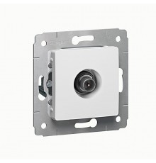 Cariva Белый Розетка TV проходная 14 дБ, 4-2150 МГц  773680  Legrand
