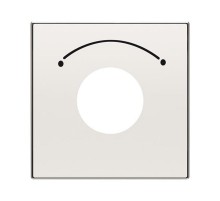 Накладка для механизма выключателя с ключом на 2 положения, серия SKY, цвет альпийский белый2CLA855300A1101 ABB