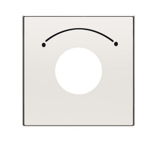 Накладка для механизма выключателя с ключом на 2 положения, серия SKY, цвет альпийский белый2CLA855300A1101 ABB