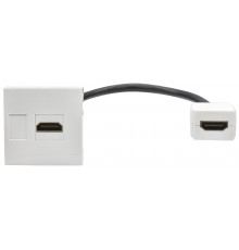 PRIMER РКМ-20-10-П Розетка HDMI M/M (2 мод.) бел.  PR-KK40D-RH-0-2-K01  IEK