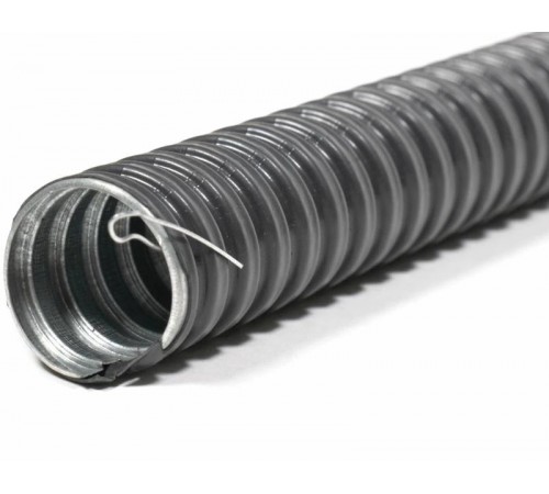 Металлорукав в ПВХ изоляции Р3-ЦП нг-LS 22 (50 м) с протяжкой  zeta44122  ГОФРОМАТИК