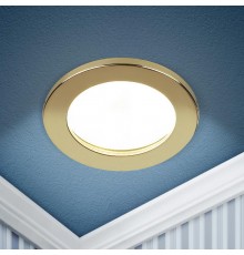 Cветильник встраиваемый влагозащищенный KL95 GD GX53 IP44 золото  Б0055810  ЭРА