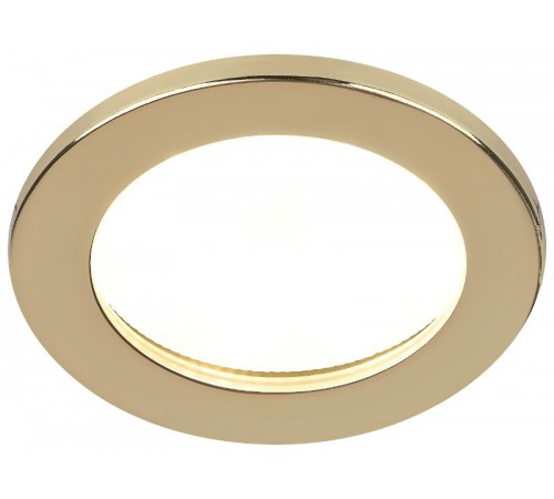Cветильник встраиваемый влагозащищенный KL95 GD GX53 IP44 золото  Б0055810  ЭРА