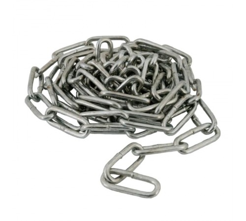 Цепь длиннозвенная (DIN763) 5 мм упак. 1,5 м- накл. ( 0,073 кг)  135042  Tech-KREP