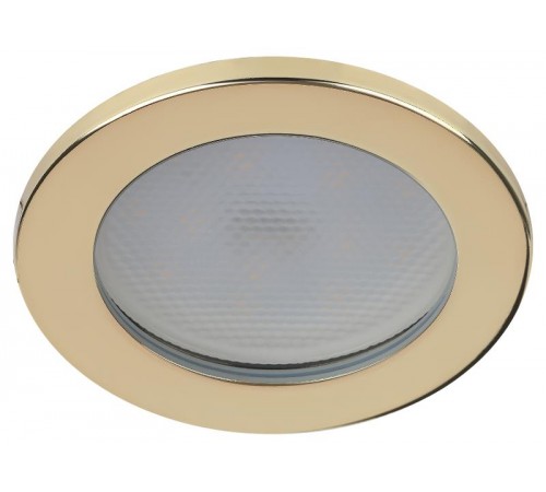 Cветильник встраиваемый влагозащищенный KL95 GD GX53 IP44 золото  Б0055810  ЭРА