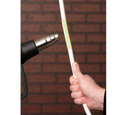 Термоусаживаемая трубка ТУТ нг 16/8 жел-зел EKF PROxima  tut-16-yg  EKF