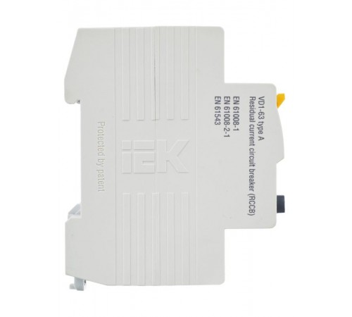 Выключатель дифференциальный (УЗО) ВД1-63 2п 32А 30мА тип A  MDV11-2-032-030  IEK