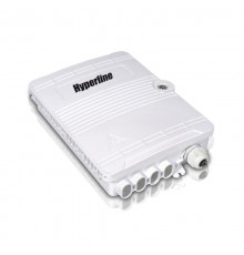 Бокс оптич.FO-WBI-8A-GY настенный,8 портов (SCduplex LC),без пигтейлов и прох.ад.,IP65,213 х 163 х 47мм,сер.  358585  Hyperline