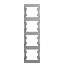 Glossa Алюминий Рамка 4-ая, вертикальная  GSL000308  SE