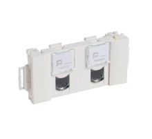 Mosaic RJ45 UTP Cat. 6 2 модуля CD  076544  Legrand