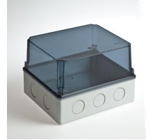 Коробка распределительная для о/п и монтажа приборов, 247х199х165мм(проз.кр)  67067П  Рувинил