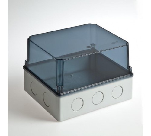 Коробка распределительная для о/п и монтажа приборов, 247х199х165мм(проз.кр)  67067П  Рувинил