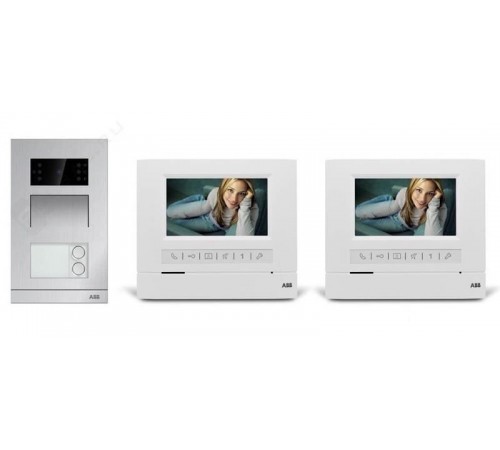 Комплект домофона на две семьи, станция вызова, мини, два АУ 4,3 классик2TMA070140N0079 ABB