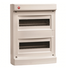 Щиток настенный без двери 24модуля IP40, серый с клеммным блоком в комплекте 2х87508  83924  DKC