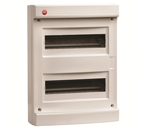 Щиток настенный без двери 24модуля IP40, серый с усиленным клеммным блоком 2х87308  83724  DKC